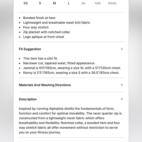 Alphalete Racer Quarter Zip - Picture 9 of 9